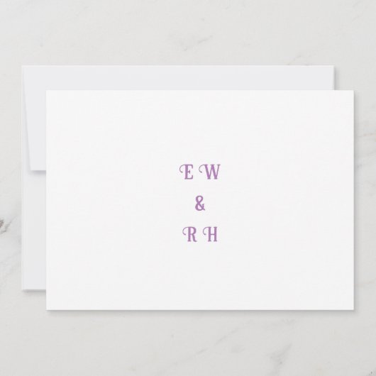 Kleurrijke Elegante Regenboog Huwelijksuitnodiging Kaart (Achterkant)