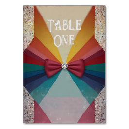 Kleurrijke Elegante Regenboog Huwelijksuitnodiging Kaart