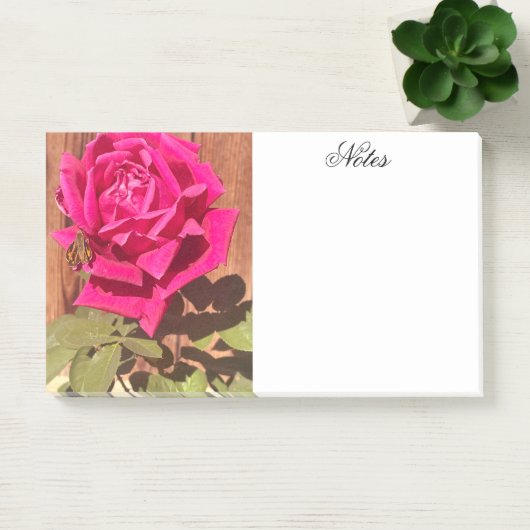 Kleurrijke Elegante Roze Bloemen Roze Bloem Post-it® Notes (Kantoor)