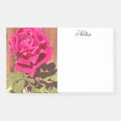 Kleurrijke Elegante Roze Bloemen Roze Bloem Post-it® Notes (Voorkant)