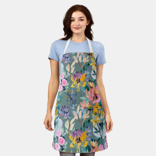 Kleurrijke elegante water All-Over Print Schort Me