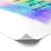 kleurrijke  elegante waterverf voeg een prijsopgav poster (Hoek)