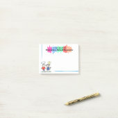 Kleurrijke elementaire schooladviseur Sticky Notes (Op bureau)