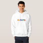 Kleurrijke ELEVATE trui Hoodie (Voorkant volledig)
