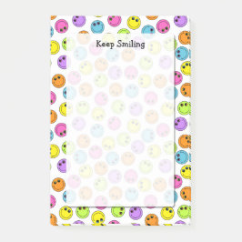 Kleurrijke Emoji-gezichten blijven glimlachen Post-it® Notes