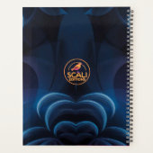 Kleurrijke en doorschijnende exotische vis aquariu planner (Achterkant)