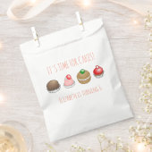 Kleurrijke en heerlijke taarten bedankzakje (Geknipt)