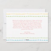 Kleurrijke en heldere Vrolijke Kerstmis Één Foto Feestdagenkaart (Achterkant)