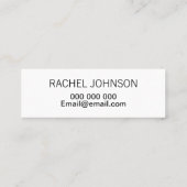 Kleurrijke en leuke babysitter/nanny visitekaartje (Achterkant)