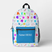 Kleurrijke en leuke Kinder School Supplies & Tech, Bedrukte Rugzak