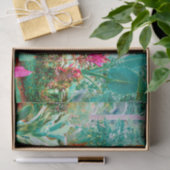 Kleurrijke en levendige tropische tuinen tissuepapier (Geschenk)