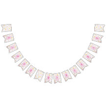 Kleurrijke en levendige Wildflower Bunting Flag