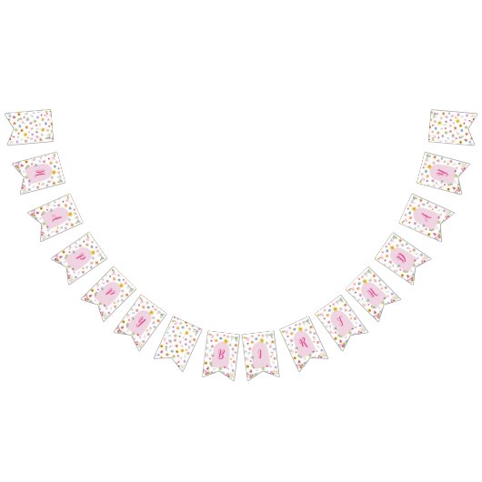 Kleurrijke en levendige Wildflower Bunting Flag Vlaggetjes (Alle)