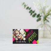 Kleurrijke en moderne artiest visitekaartje (Staand voorkant)