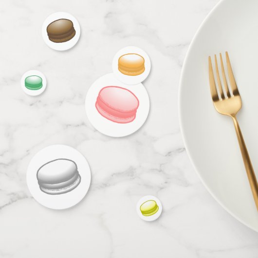 Kleurrijke en mooie macarons confetti (Groep)