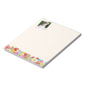 Kleurrijke en niet-roemrijke bloemen Tuin Notitieblok (Linkerzijde)