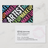 Kleurrijke en oude MUA-Visitekaartjes Visitekaartje (Voorkant / Achterkant)