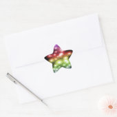 Kleurrijke en prachtige Sparkles Rainbow Ster Sticker (Envelop)