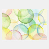 Kleurrijke en trendy verjaardagscadeauverpakking inpakpapier vel (Voorkant)