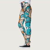 Kleurrijke enge monsters leggings (Links)