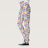 Kleurrijke esdoornbladeren leggings (Links)