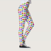 Kleurrijke esdoornbladeren leggings (Rechts)