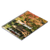 Kleurrijke esdoorns en theehuis notitieboek (Linkerzijde)