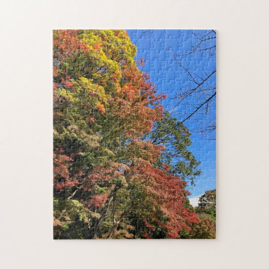 Kleurrijke Esdoorns Legpuzzel (Verticaal)