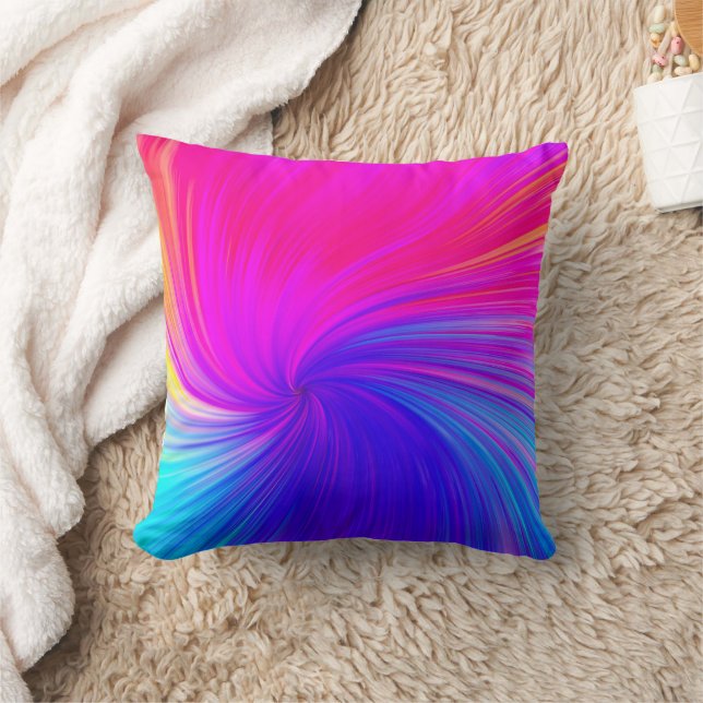 Kleurrijke esthetische patroon decoratief  kussen (Deken)