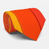 Kleurrijke esthetische patroon stropdas (Opgerold)
