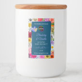 Kleurrijke etiketten van het Blauwe Product van de (Voorkant)