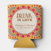 Kleurrijke etnische Mandala Bold & Heldere Bruilof Blikjeskoeler (Achterkant)