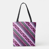 Kleurrijke etnische patronen ontwerpen muispad tote bag (Achterkant)