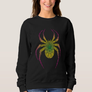 Kleurrijke Etnische Spin Arachnophile Arachnids Ta Trui