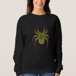 Kleurrijke Etnische Spin Arachnophile Arachnids Ta Trui