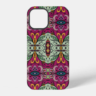 Kleurrijke etnische stammen naadloos patroon iPhone 12 hoesje