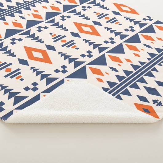 Kleurrijke etnische stammen naadloos patroon sherpa deken (3/4)