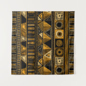 Kleurrijke etnische stammen naadloos patroon wandkleed (Voorkant (horizontaal))