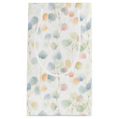 Kleurrijke Eucalyptus Foliage Gift Bag Klein Cadeauzakje (Voorkant)