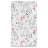 Kleurrijke Eucalyptus Foliage Gift Bag Klein Cadeauzakje (Voorkant)