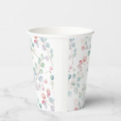 Kleurrijke Eucalyptus Foliage Papieren beker (Rechts)