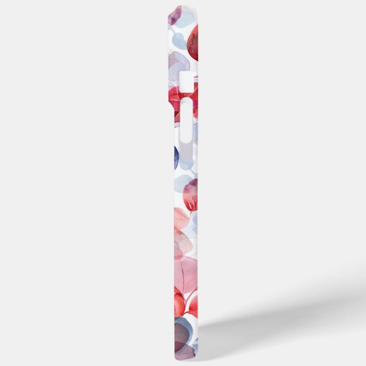 Kleurrijke Eucalyptus Waterverf Bladeren monogram Case-Mate iPhone Case (Achterkant / Links)