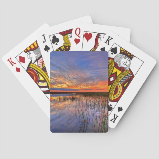 Kleurrijke Everglades, Florida, Pokerkaarten (Achterkant)