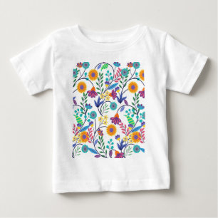 Kleurrijke exotische bloemen achtergrond patroon-2