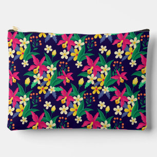 Kleurrijke Exotische Bloemen Bladeren Patroon-2302 Etui