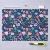 Kleurrijke exotische bloemen naadloos patroon tissuepapier (Craft)