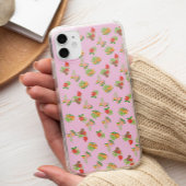 kleurrijke exotische bloemroze roze stijlvol Case-Mate iPhone case
