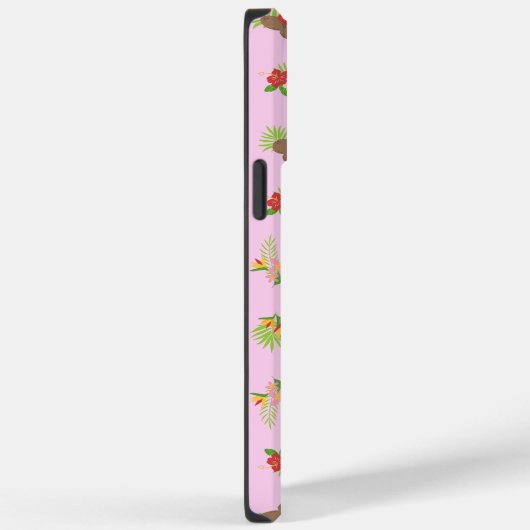 kleurrijke exotische bloemroze roze stijlvol Case-Mate iPhone case (Achterkant / Rechts)