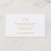 Kleurrijke exotische Mode Boutique Pink Elegant Ch Visitekaartje (Achterkant)