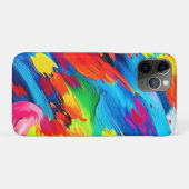 Kleurrijke explosieve schilderkunst Case-Mate iPhone case (Achterkant (horizontaal))